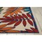 Homeroots 4 x 6 ft. Multi Color Leaves Indoor & Outdoor Area Rug 384941 - alternate 4